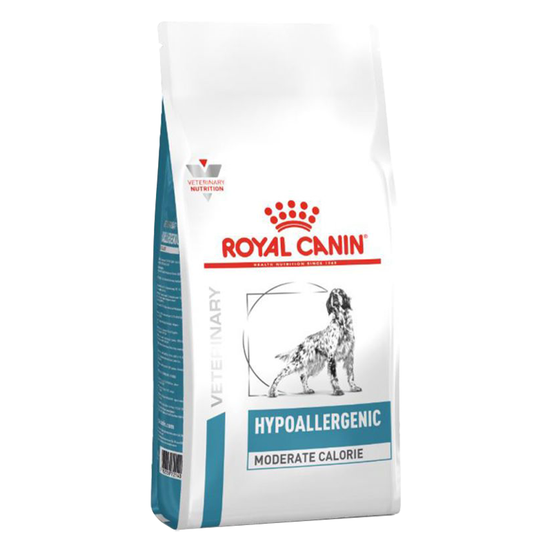 عکس بسته بندی غذای خشک سگ رویال کنین مدل HypoAllergenic وزن 2 کیلوگرم 
