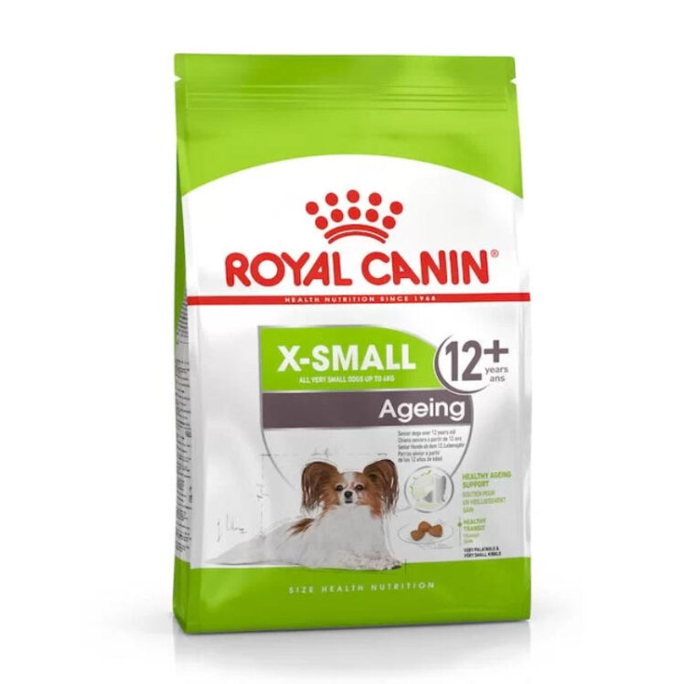 تصویر غذای خشک سگ های مسن نژاد کوچک رویال کنین Royal Canin Ageing X-Small وزن 1.5 کیلوگرم
