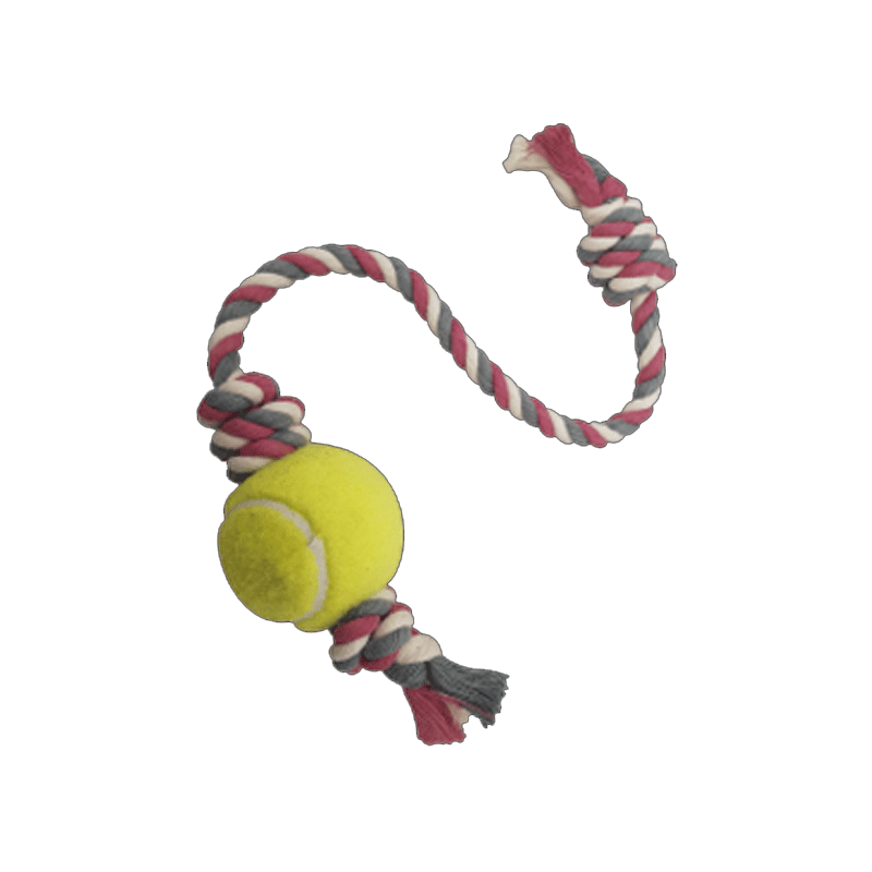  اسباب بازی سگ مدل توپ و طناب C طرح 4 
