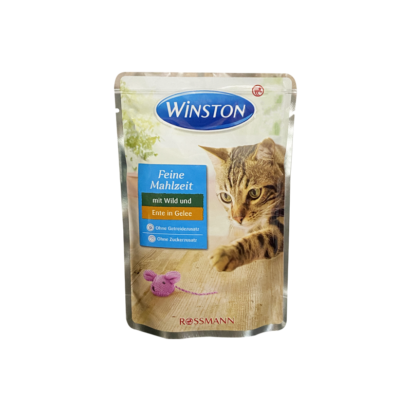  پوچ گربه وینستون در ژله ساده Winston In Jelly Pack بسته 12 عددی 4 