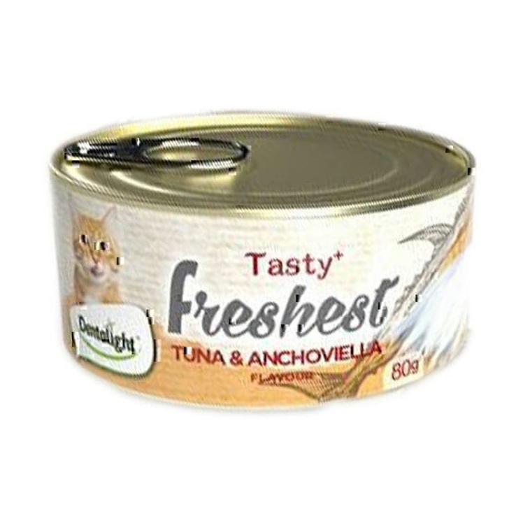 تصویر 2 کنسرو گربه دنتالایت با طعم ماهی تن و آنچوی Dentalight Cat Food With Tuna And Anchoviella وزن 80 گرم