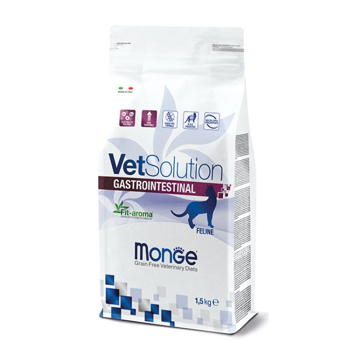 تصویر غذای خشک درمانی گوارش گربه مونژ Monge VetSolution Gastrointestinal Feline وزن 1.5 کیلوگرم