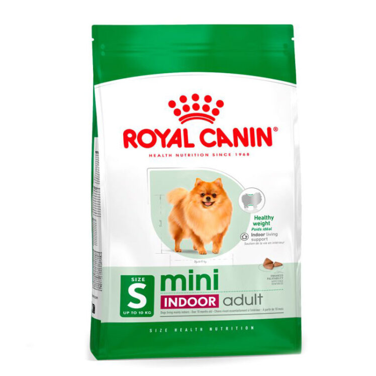 عکس جزییات غذای خشک سگ رویال کنین مدل Mini Indoor Adult وزن 1.5 کیلوگرم