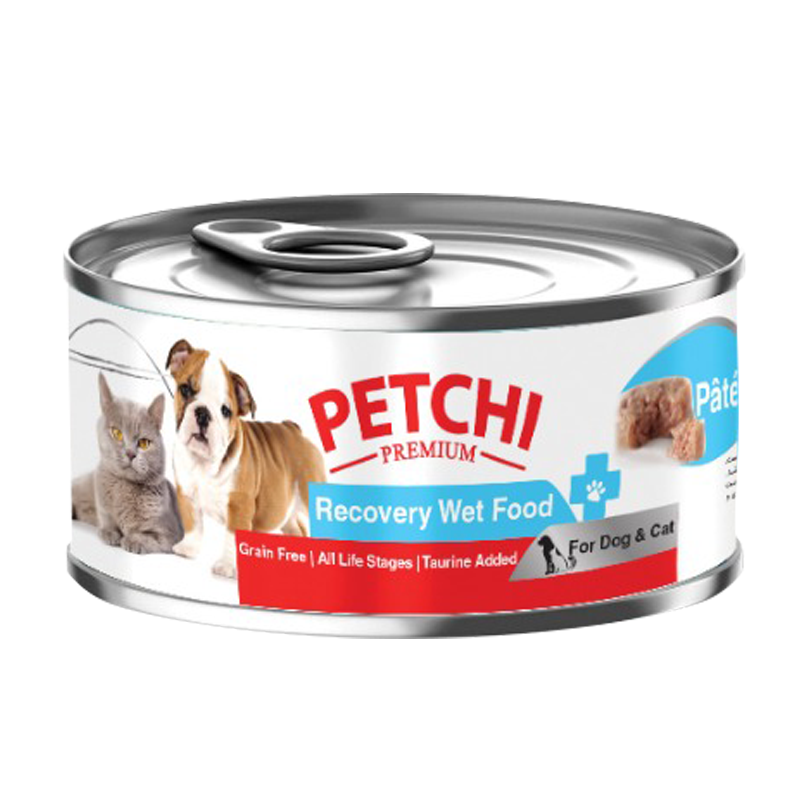  کنسرو غذای سگ و گربه پتچی مدل Recovery وزن 120 گرم 