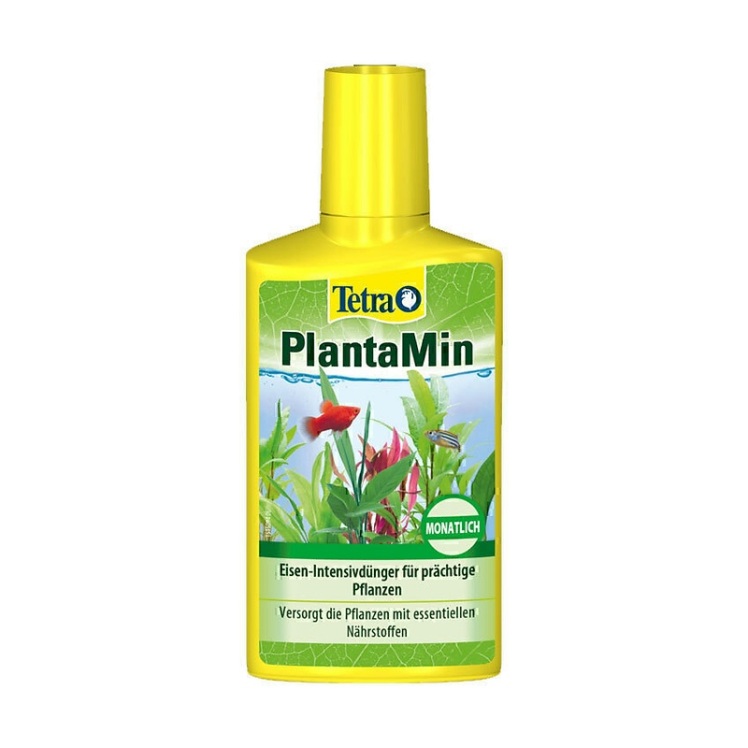 عکس قوطی محلول تقویت کننده گیاهان تترا Tetra Plantamin حجم 100 میلی لیتر از پشت