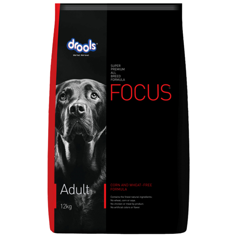  عکسبسته بندی غذای خشک سگ درولز مدل Focus Adult وزن 12 کیلوگرم 