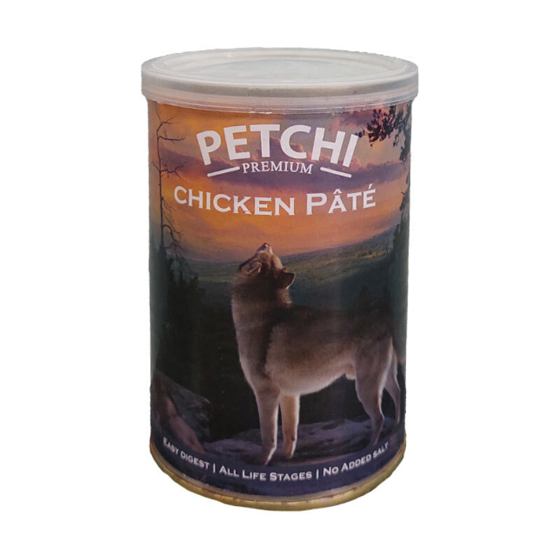  تصویر کنسرو غذای سگ پتچی مدل Chicken & Potato وزن 420 گرم 