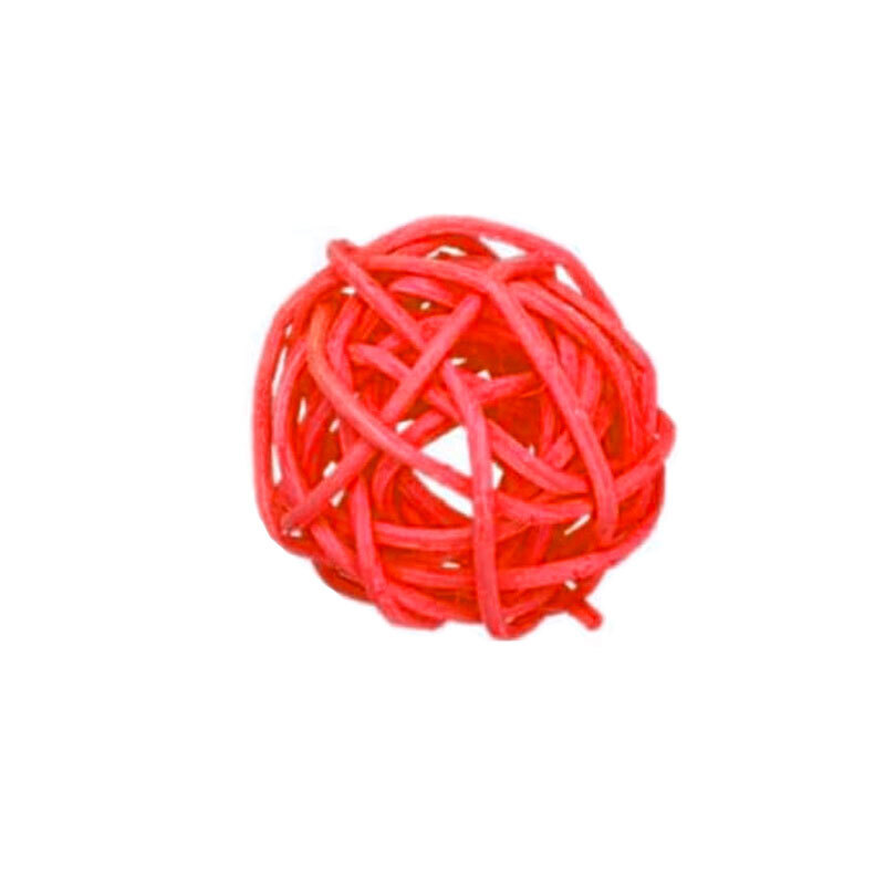  تصویر اسباب بازی توپ حصیری سایز کوچک رنگ قرمز 