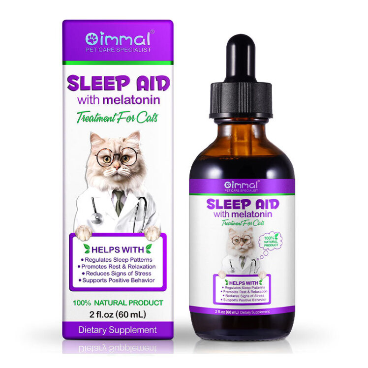 تصویر قطره کمک به خواب گربه اویمال