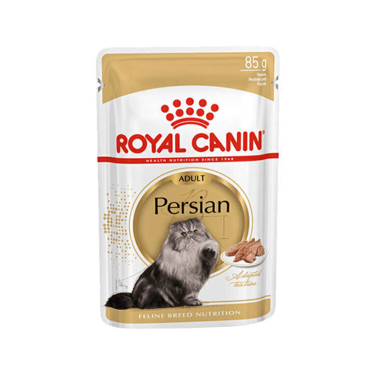 عکس توضیحات پوچ گربه بالغ پرشین رویال کنین Royal Canin Persian Adult وزن 85 گرم