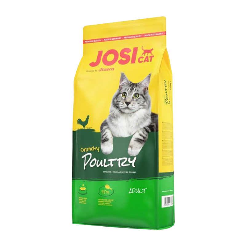  غذای خشک گربه جوسرا با طعم مرغ JosiCat Crunchy Poultry وزن 18 کیلوگرم 