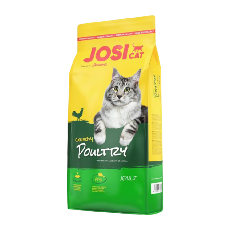 غذای خشک گربه جوسرا با طعم مرغ JosiCat Crunchy Poultry وزن 18 کیلوگرم