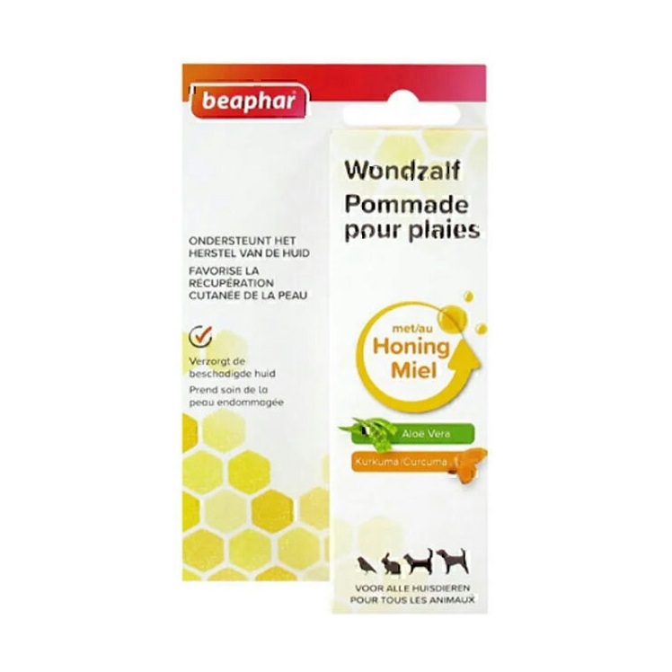 تصویر 2 کرم بهبود زخم سگ ، گربه، خرگوش و پرندگان بیفار Beaphar Wound Ointment حجم 30 میل