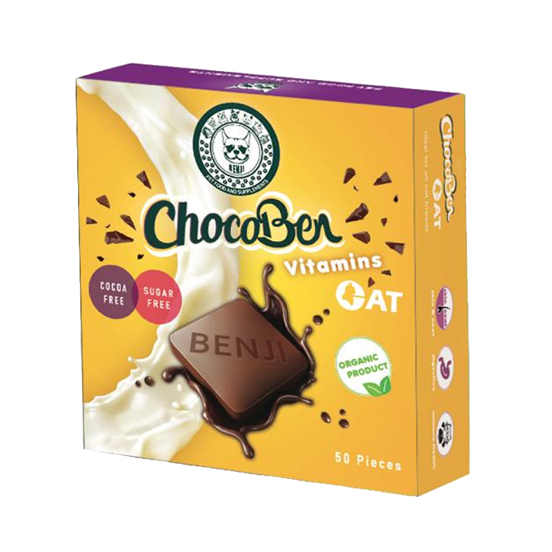 عکس روی بسته بندی تشویقی گربه بنجی مدل ChocoBen Vitamin بسته 50 عددی 