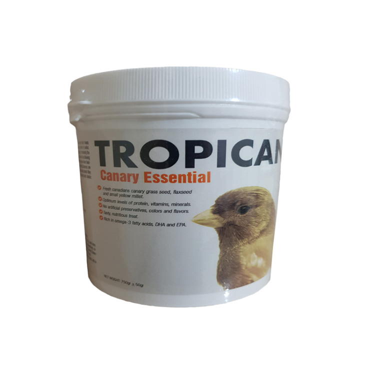 تصویر غذای مخصوص قناری تروپیکن Tropican Canary Essential وزن 750 گرم