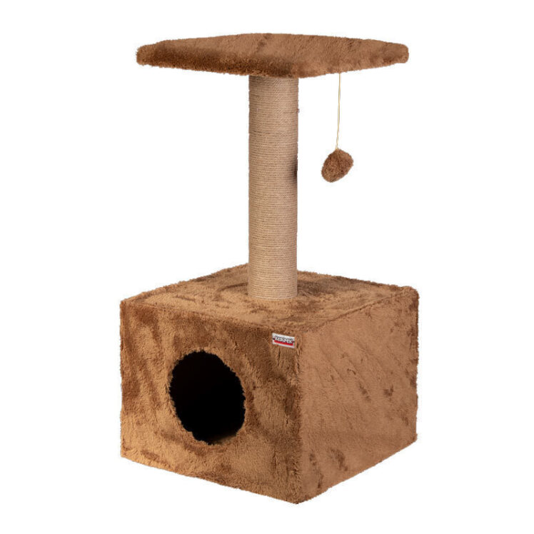 تصویر اسکرچر، لانه و جای خواب کدیپک مدل زیتون رنگ نسکافه ای