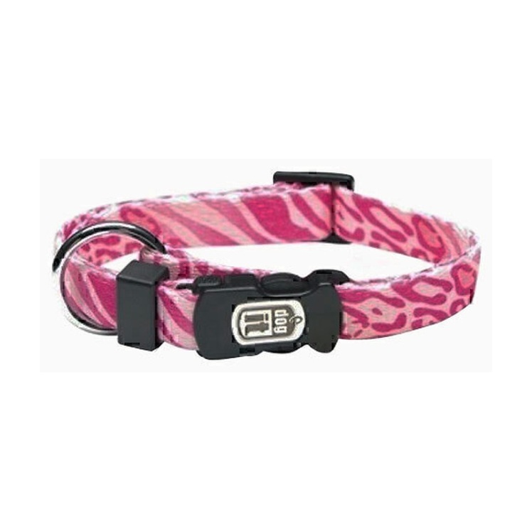 عکس قلاده گردنی بدون لید حیوانات هاگن Hagen Dogit NeckCollar Without Leash سایز XS زمینه آبی با گ های سفید