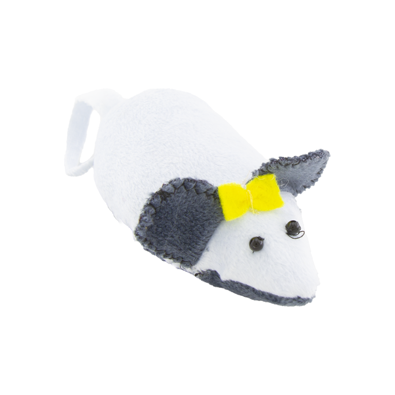  عروسک بازی گربه مدل موش طوسی 
