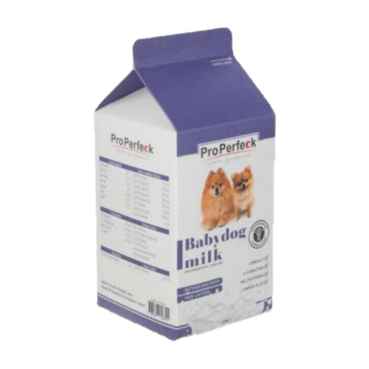 شیر خشک بدون لاکتوز توله سگ پروپرفک Properfeck Baby Dog Milk Powder وزن 200 گرم از نمای رو به رو