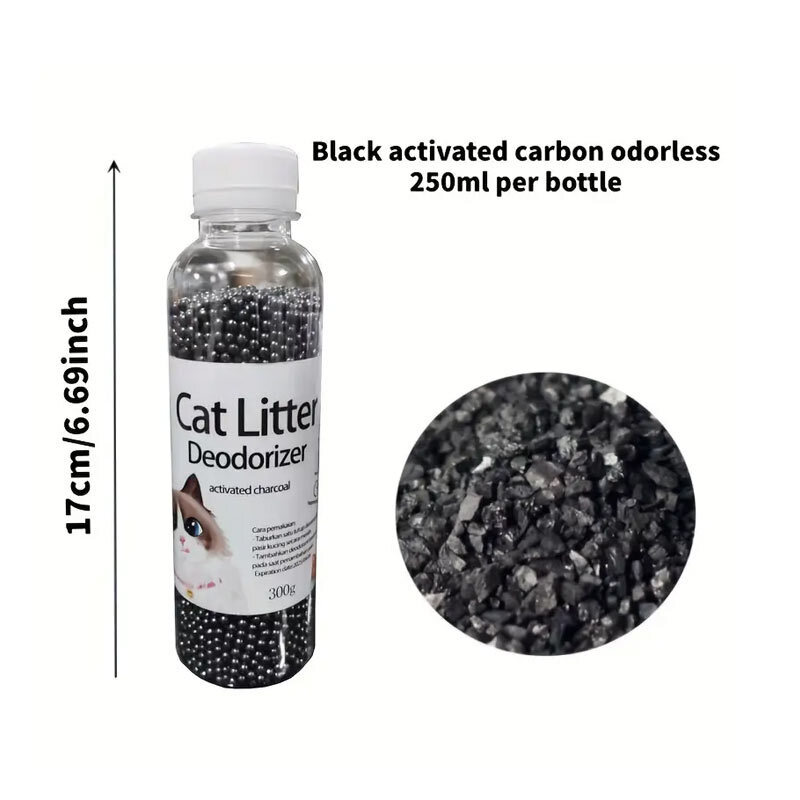  تصویر خوشبو کننده کربن خاک گربه Cat Litter Deodorizer وزن 300 گرم تصویر دوم 