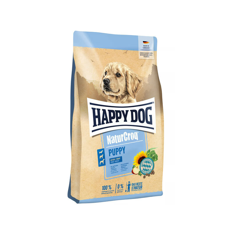  تصویر غذای خشک توله سگ هپی داگ مدل Puppy NatureCroq وزن 15 کیلوگرم 
