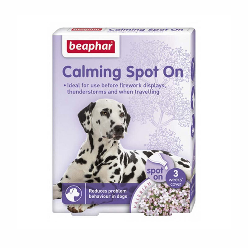  تصویر قطره آرامبخش سگ بیفار Beaphar Calming Spot On بسته 3 عددی 