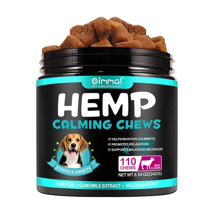 تصویر تشویقی سگ جویدنی آرامبخش اویمال با طعم گوشت گاو 