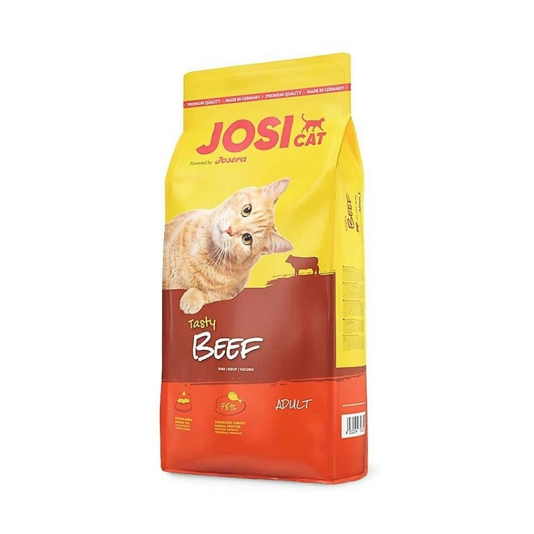 تصویر محتویات غذای خشک گربه جوسرا Josera Dry Food Josicat Beef وزن 18 کیلوگرم