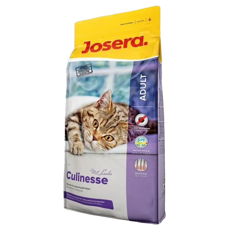  عکس بسته بندی غذای خشک گربه جوسرا مدل Culinesse وزن 3 کیلوگرم + 300 گرم رایگان 