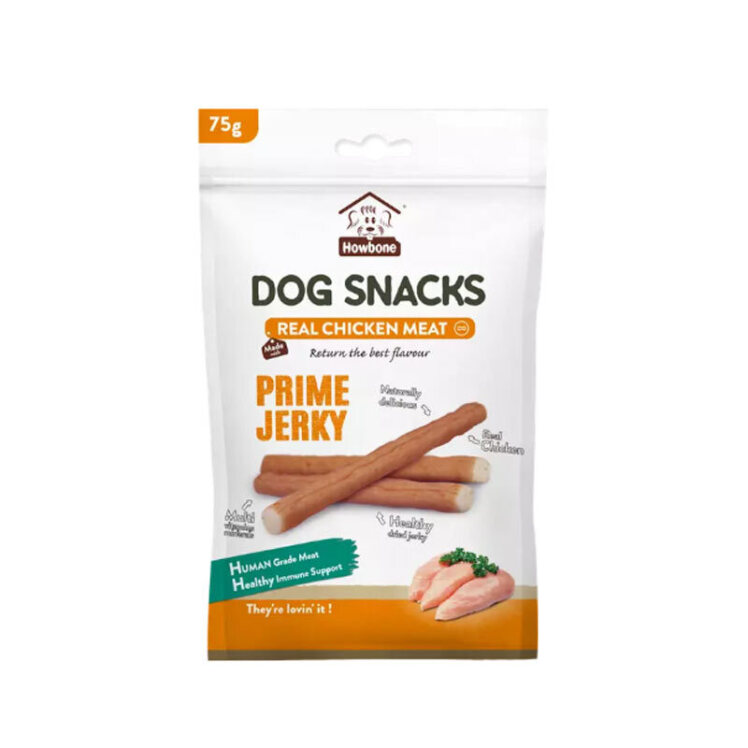تصویر 1 تشویقی سگ با طعم مرغ هابون Howbone Dog Snacks With Chicken Meat وزن 75 گرم