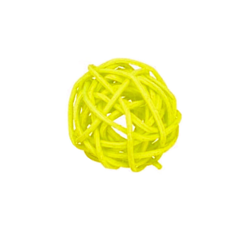  تصویر اسباب بازی توپ حصیری سایز کوچک رنگ زرد 