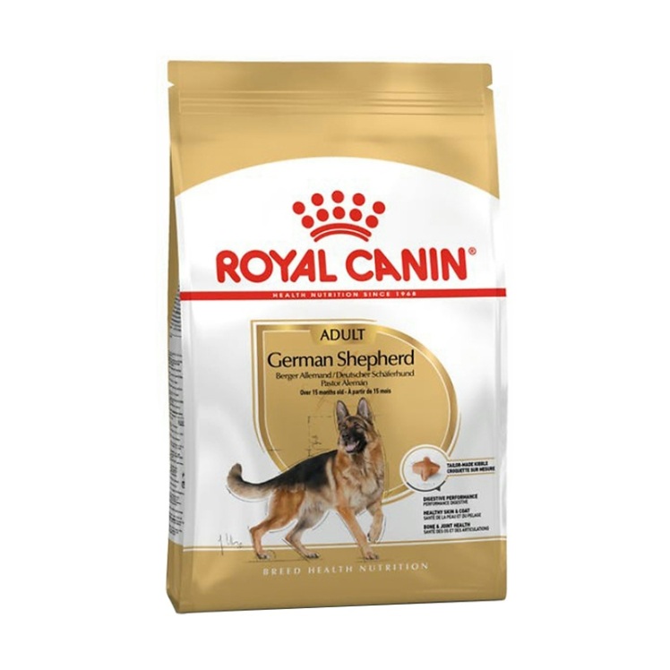 عکس جزییات غذای خشک سگ رویال کنین مدل German Shepherd وزن 3 کیلوگرم