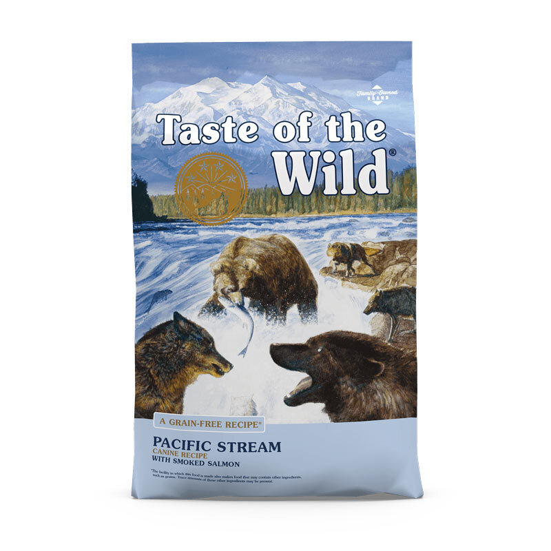  تصویر غذای خشک سگ تیست آف د وایلد Taste Of The Wild Pacific Stream وزن 2.27 کیلوگرم 