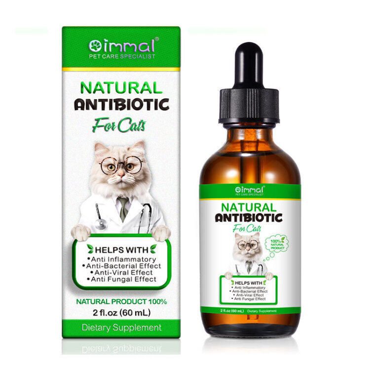 تصویر قطره آنتی بیوتیک طبیعی گربه اویمال