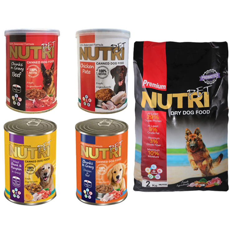 عکس باندل بسته غذای سگ نوتری مدل Nutri Premium Pack مجموعه 5 عددی
