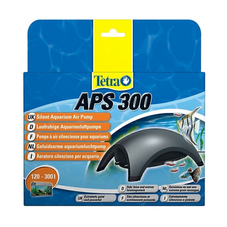 عکس پمپ هوا آکواریوم تترا Tetra APS 300 Aquarium Air Pump سه رخ