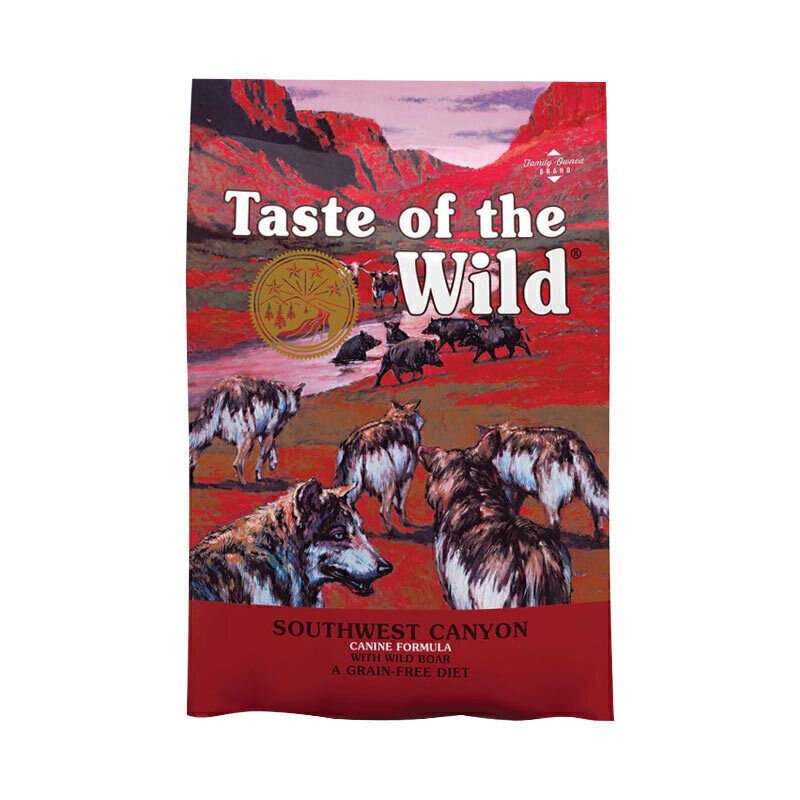  تصویر غذای خشک سگ تیست آف د وایلد با طعم گوشت گراز Taste Of The Wild Southwest Canyon وزن 12.2 کیلوگرم 