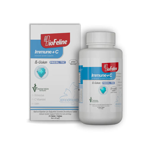 تصویر قرص مخصوص تقویت سیستم ایمنی بیوفلاین BioFeline Immune+C Tablet بسته 75 عددی