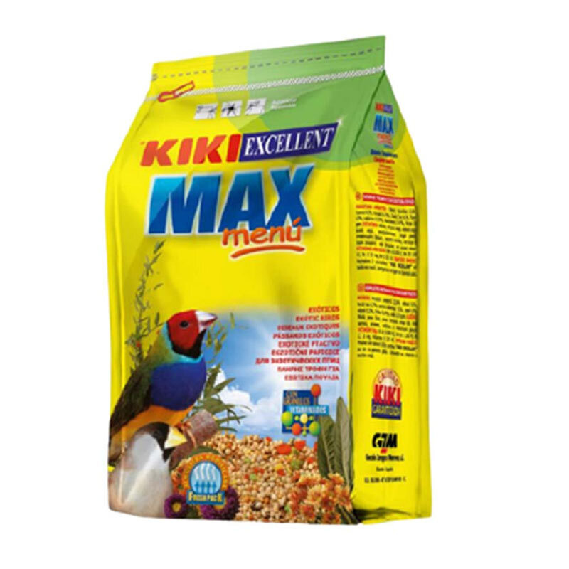  تصویر خوراک مخصوص سهره کیکی Kiki Max Menu Gold Finches وزن 500 گرم 