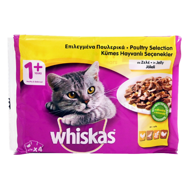 whiskas poultry selection in gravy