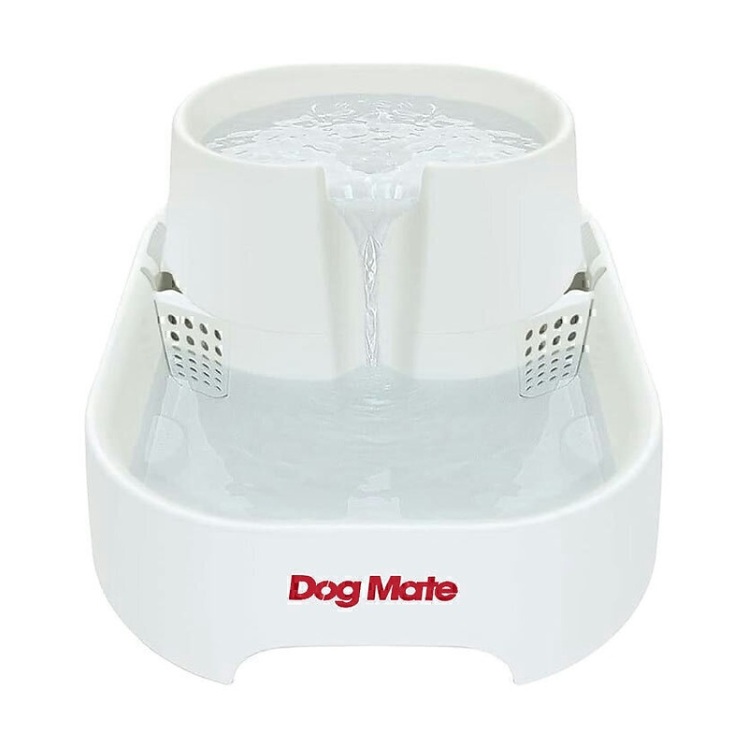 عکس اجزا تشکیل دهنده و فیلتر درونی آبخوری سگ و گربه داگ میت Dog Mate Pet Water Fountain حجم 6 لیتر