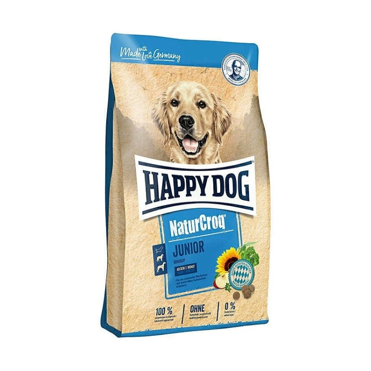 تصویر دانه غذای خشک سگ هپی داگ Happy Dog NaturCroq Junior وزن 4 کیلوگرم