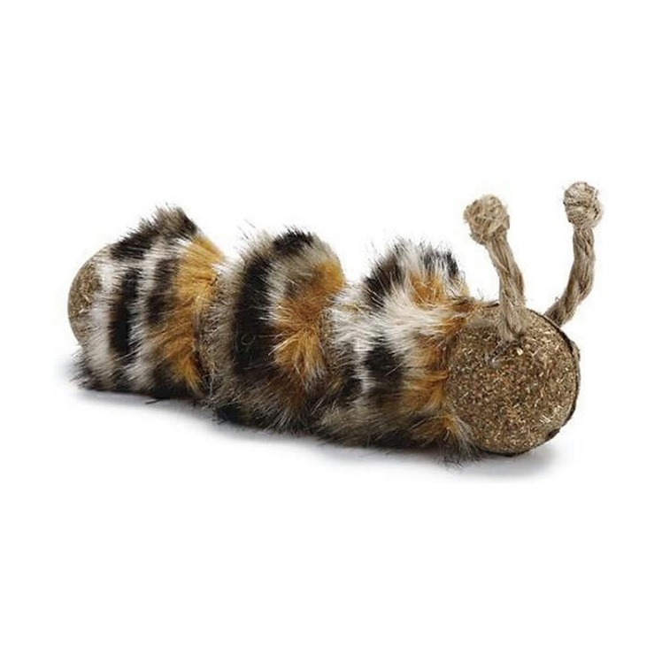 تصویر بسته بندی اسباب بازی کرم پشمالو گربه بیزتیس BeezTees Caterpillar Cat Toy