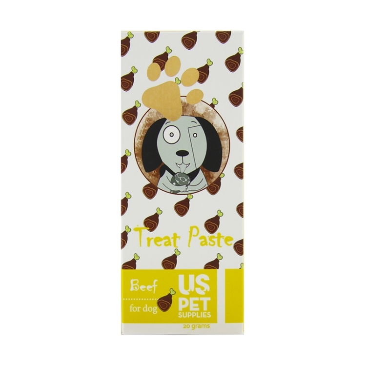 تصویر 2 بستنی سگ یو اس پت با طعم گوشت گاو UsPet Creamy Snack With Beef بسته 10 عددی