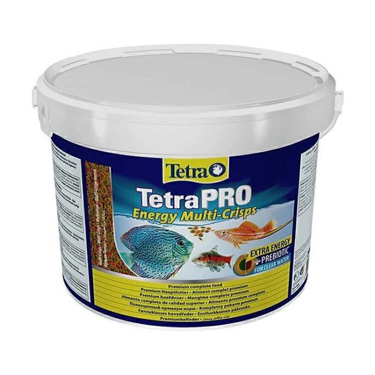عکس دانه بندی غذای تقویت کننده انرژی ماهی تترا Tetra Pro Energy Multi Crisps حجم 10 لیتر