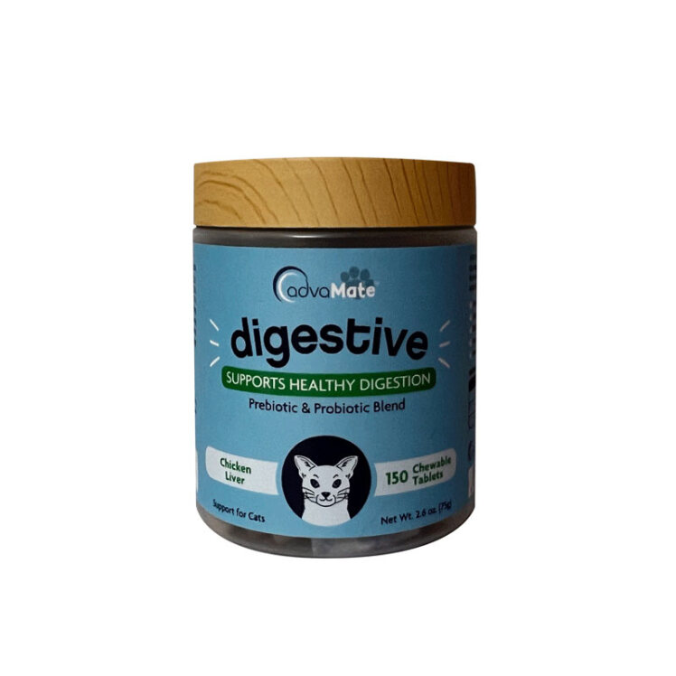 تصویر بسته بندی قرص بهبود هضم غذا گربه ادوامیت