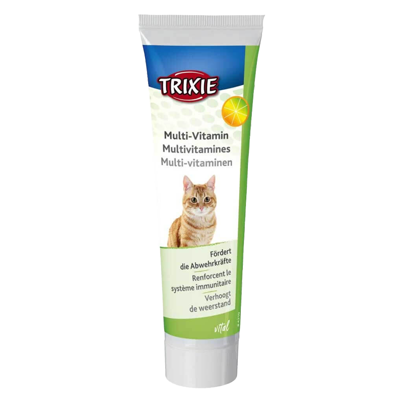  خمیر مالت و مولتی ویتامین گربه تریکسی Trixie Paste Multi Vitamin وزن 100 گرم 