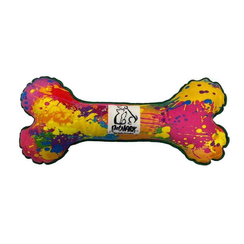  عکس اسباب بازی سگ و گربه استخوان الیاف طبیعی سایز بزرگ طرح رنگ های درهم 