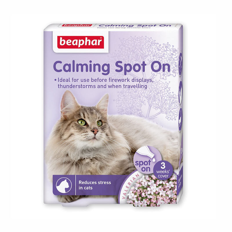  تصویر قطره آرامبخش گربه بیفار Beaphar Calming Spot On بسته 3 عددی 