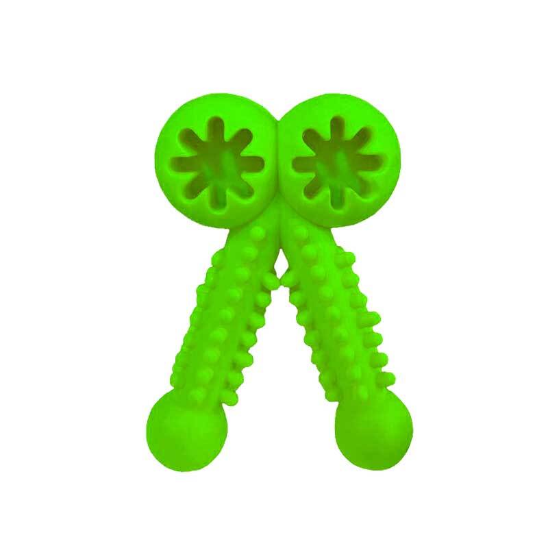  عکس اسباب بازی دندانی سگ طرح ستاره رنگ سبز فسفری 